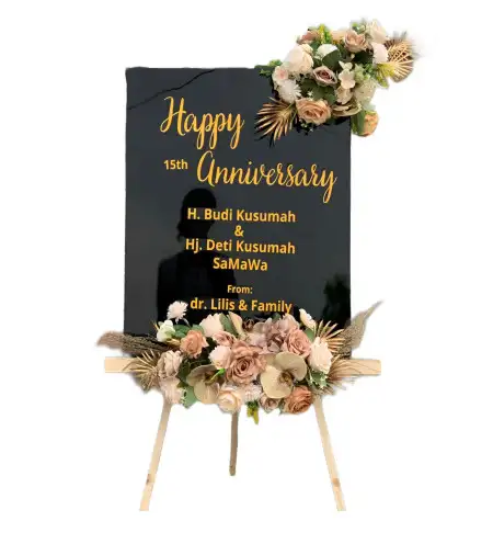 Papan Bunga Akrilik Unggahan